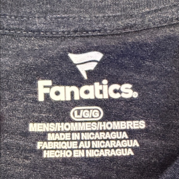 Fanatics Seahawks Helmet Graphic Tee - Dark blue Men’s Large - Picture 3 of 3